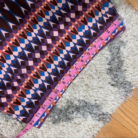 J. CREW Salon Gemstone Print Mini Skirt w/ Pockets - Picture 9 of 11